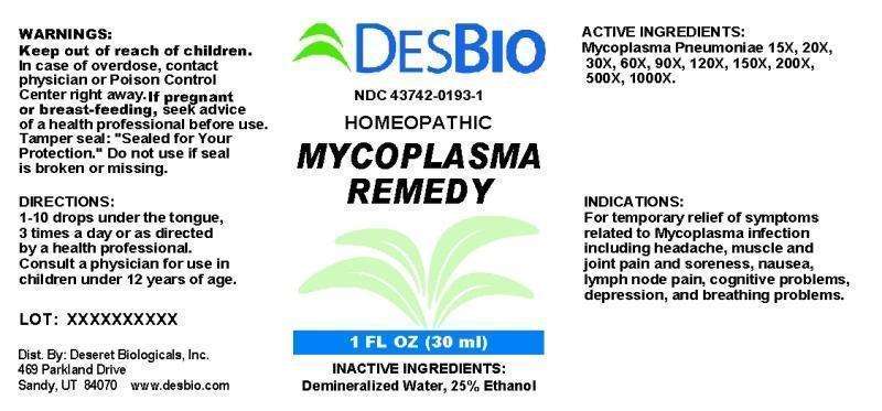 Mycoplasma Remedy